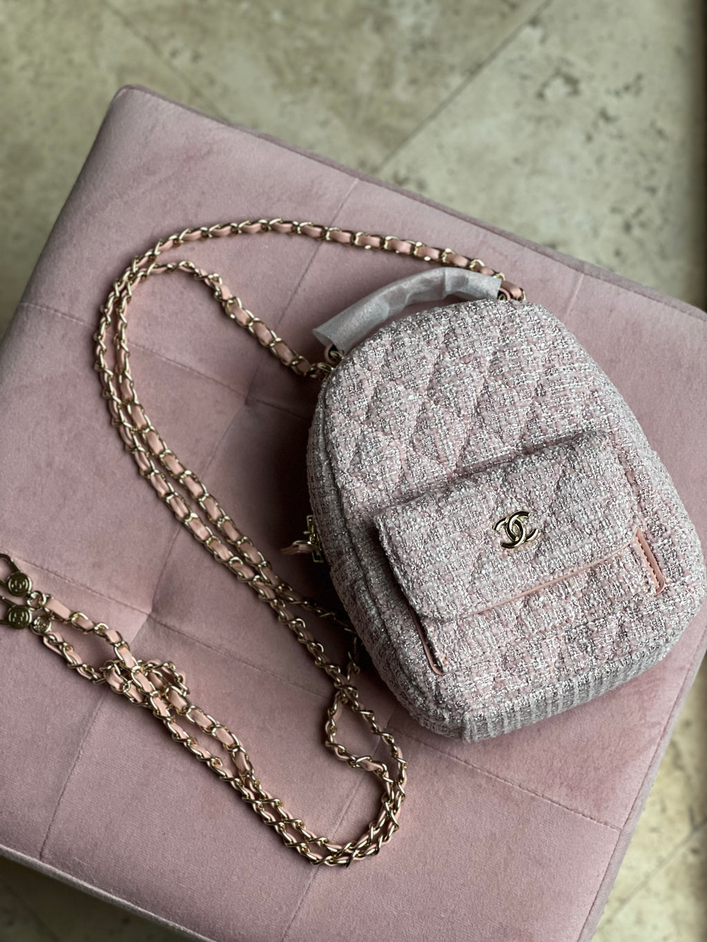 Chanel Pink Back Pack
