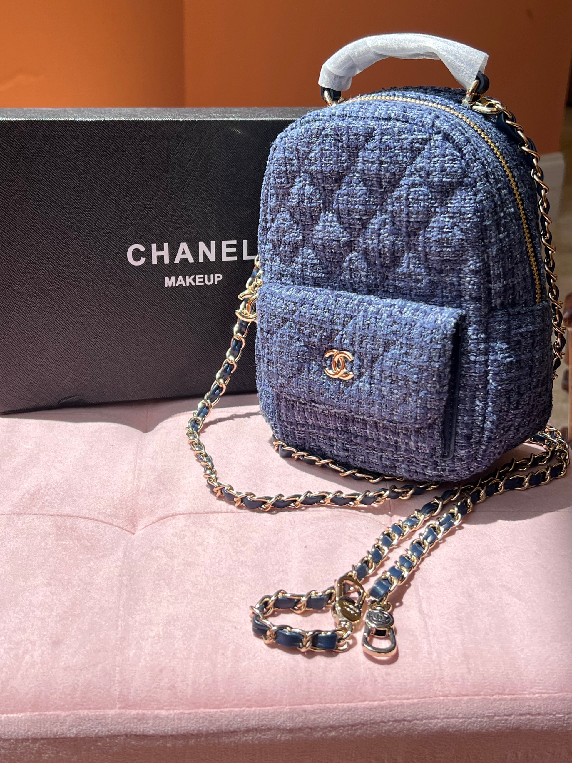 Chanel Blue Back Pack