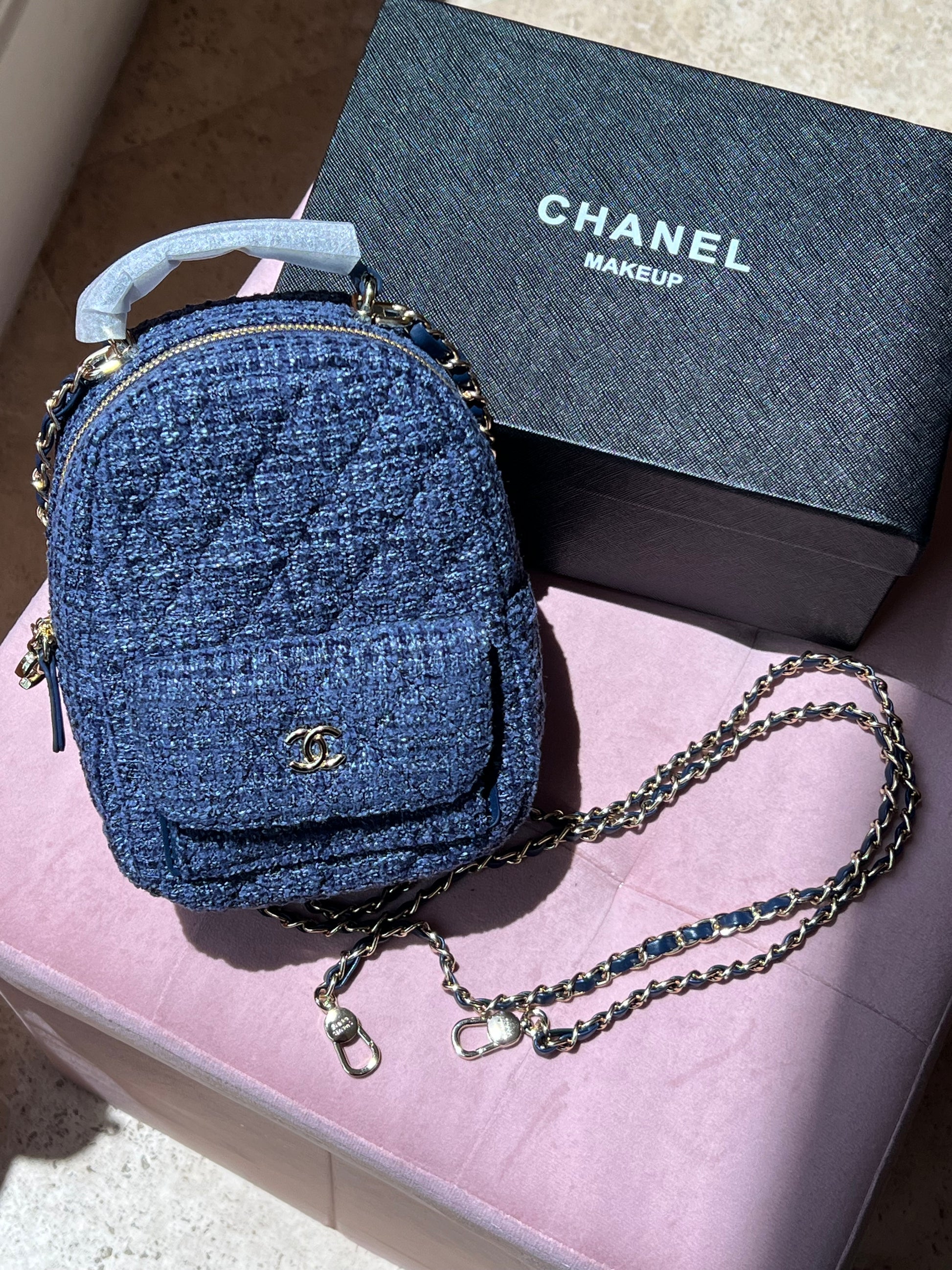 Chanel Blue Back Pack
