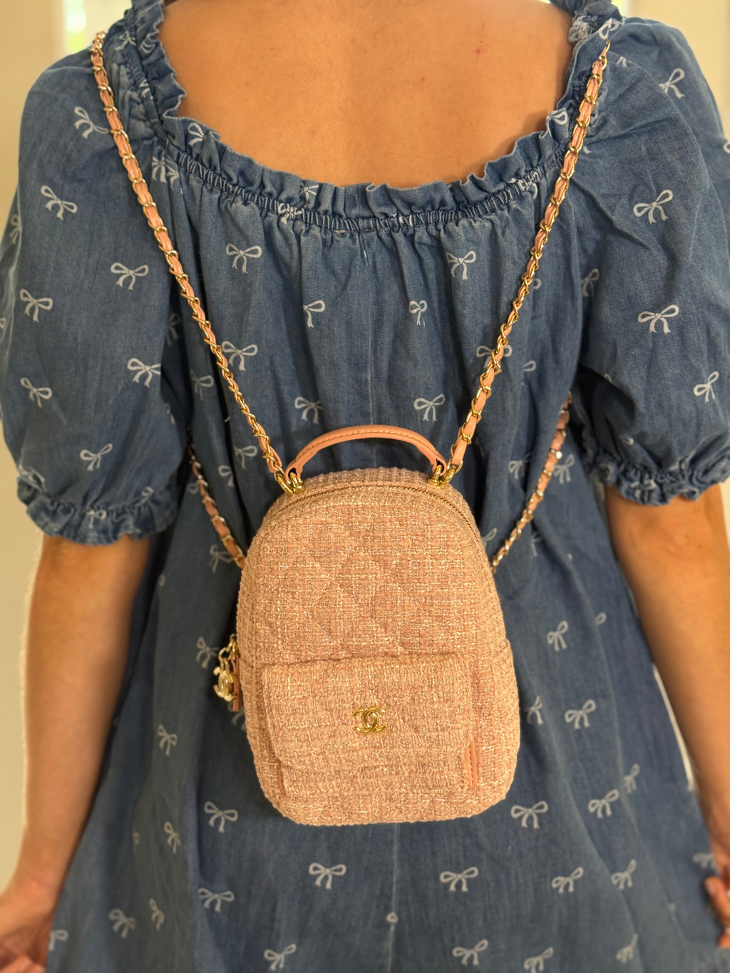 Chanel Pink Back Pack
