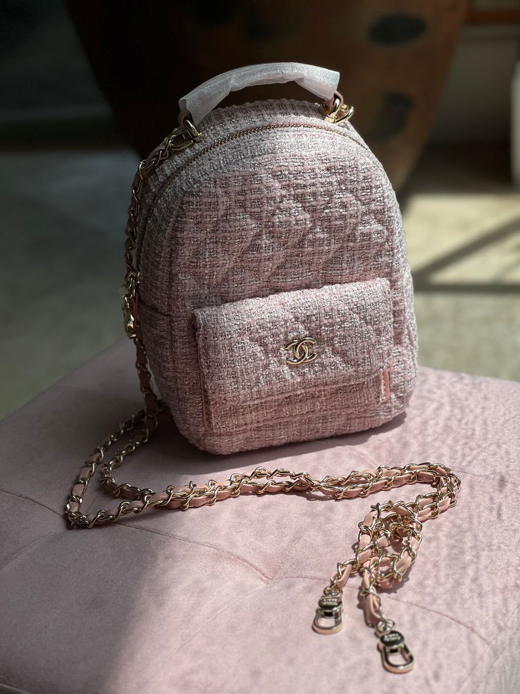 Chanel Pink Back Pack
