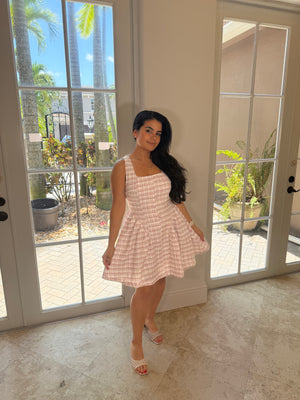 Tweed Button up Dress