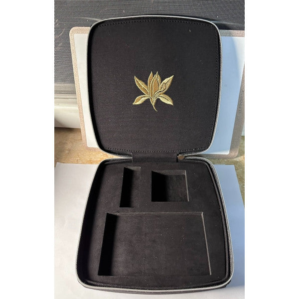 Chanel Beauty Black Canvas Makeup Bag