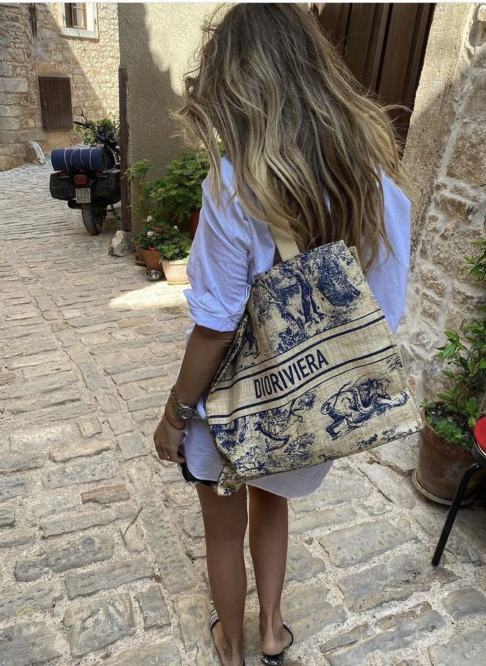 *PRE-ORDER* Dioriviera Straw Tote