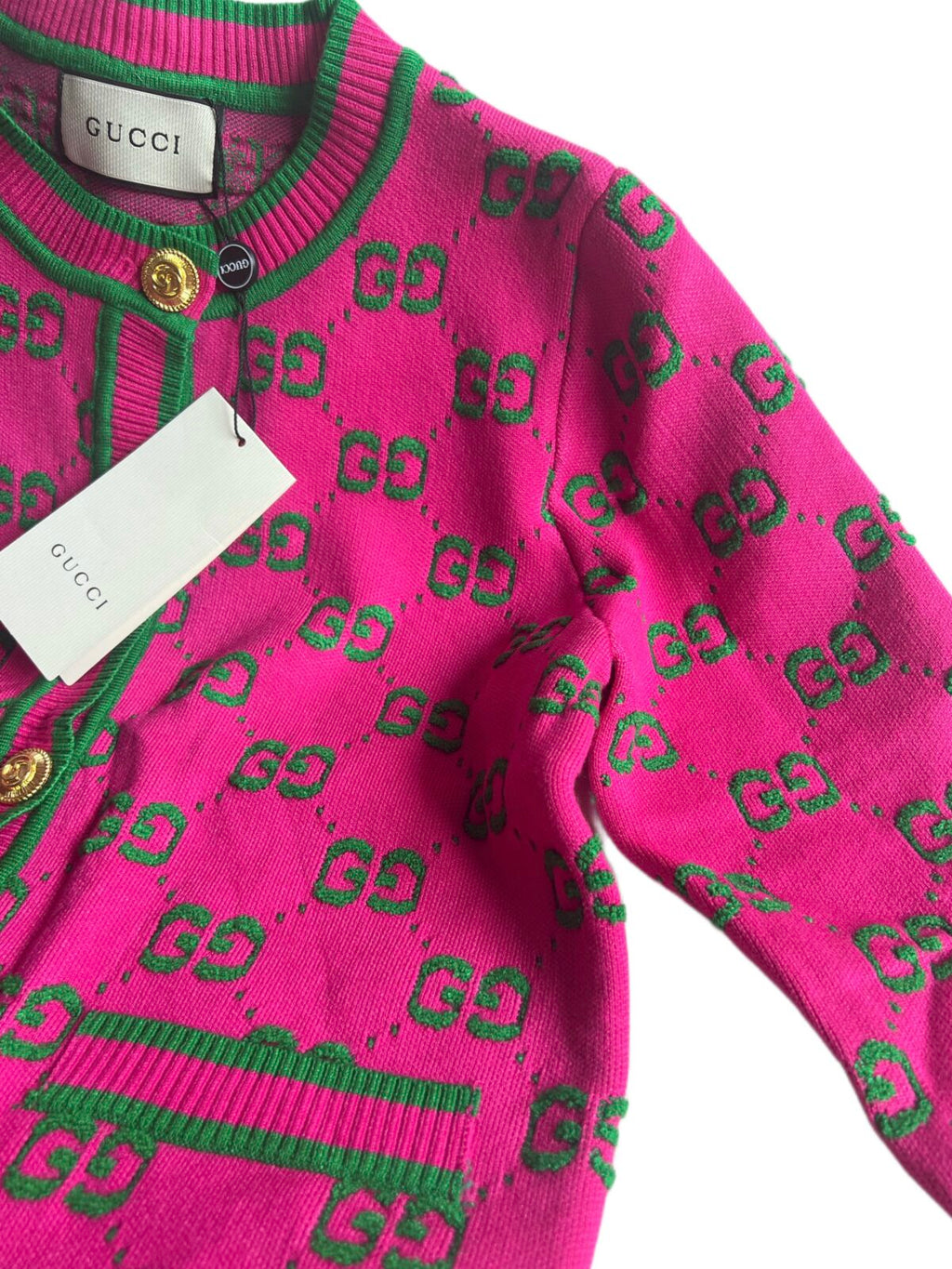 Gucci Jacquard Cardigan