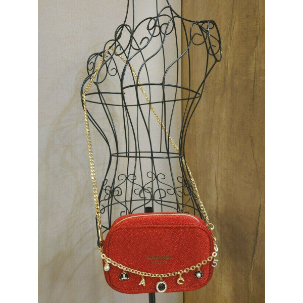*PRE-ORDER* Chanel Holiday Red Bag with Charms