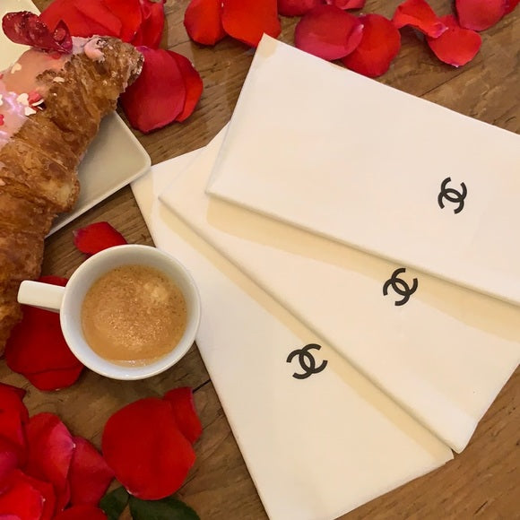 Chanel Napkins- Rare Collectors Items