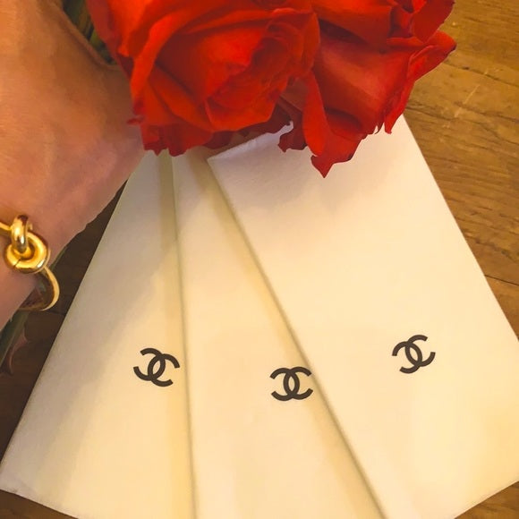 Chanel Napkins- Rare Collectors Items