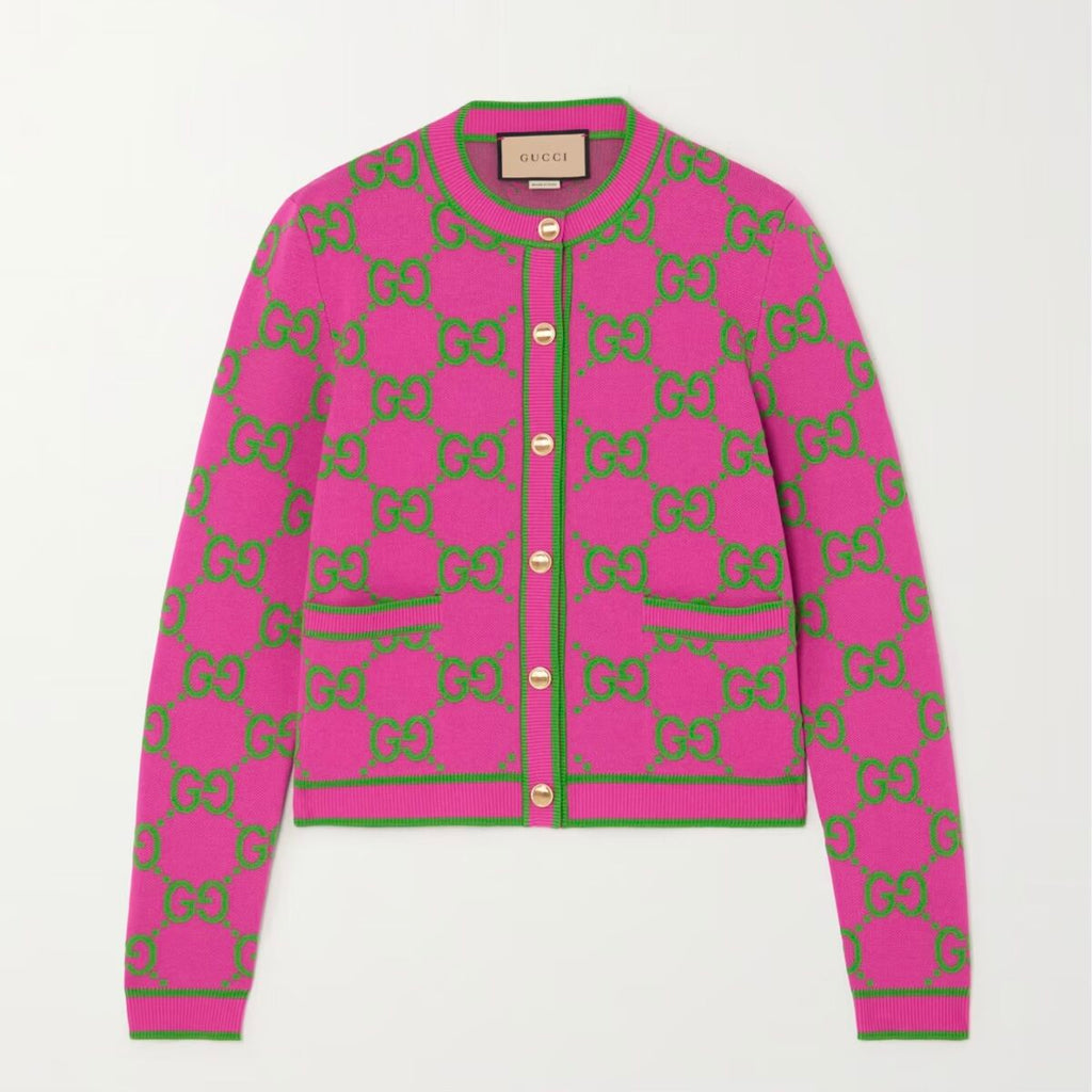 Gucci Jacquard Cardigan